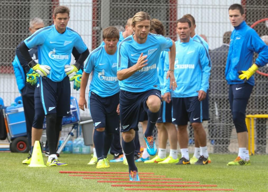 Первая тренировка «Зенита»