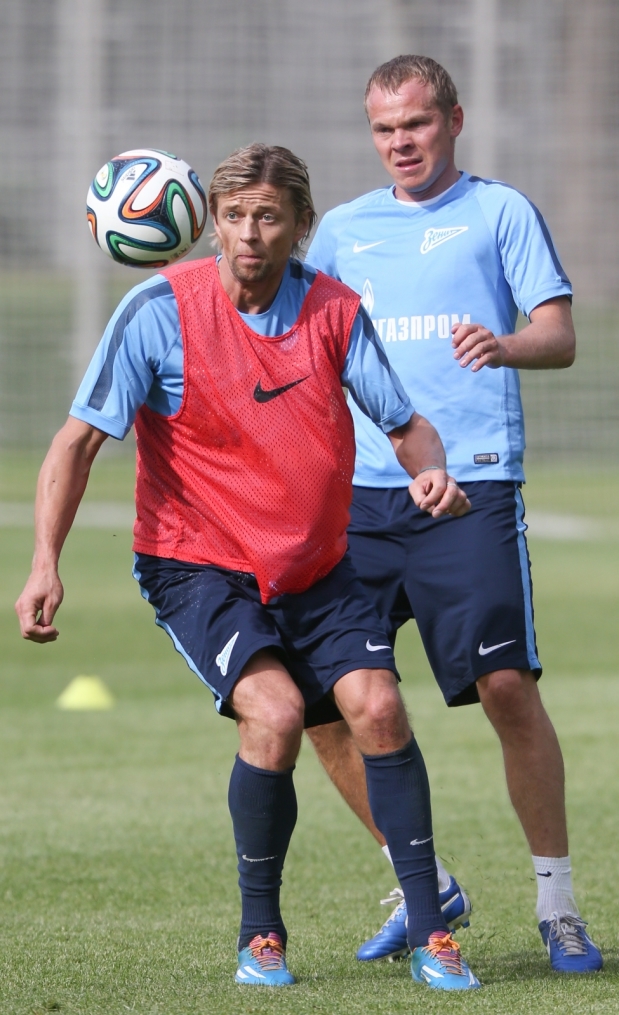 Первая тренировка «Зенита»