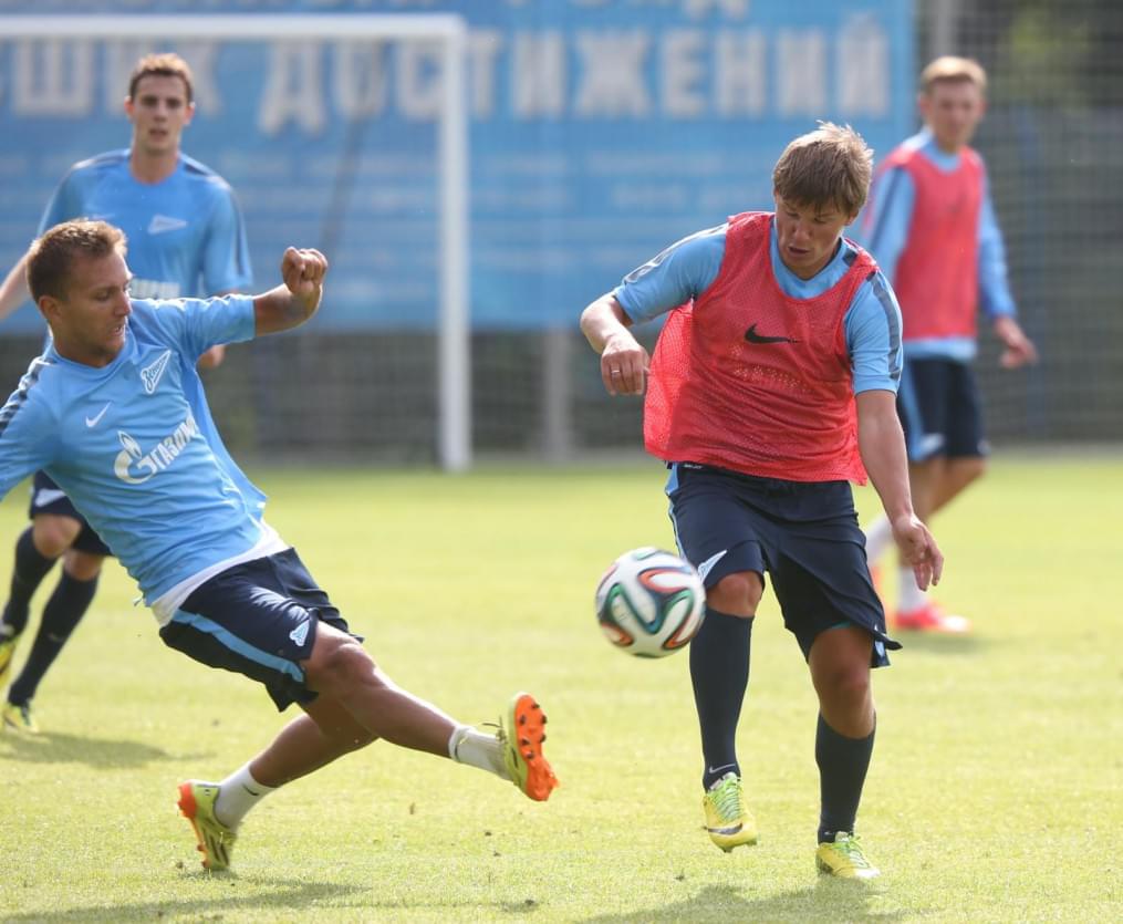 Первая тренировка «Зенита»