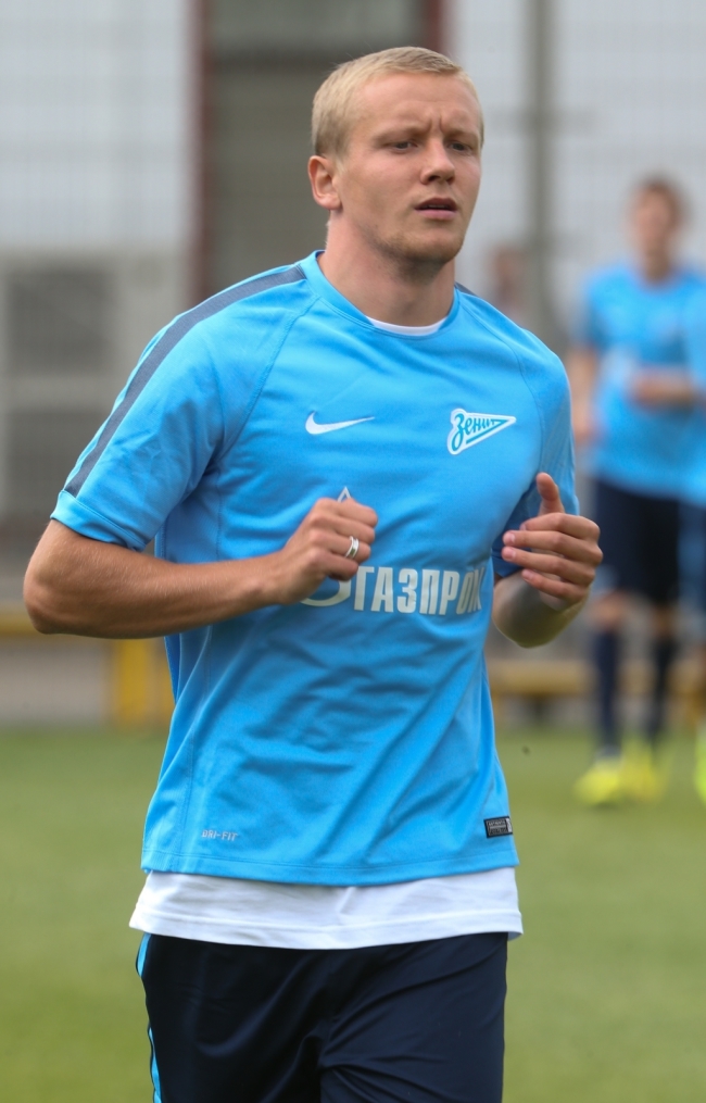 Первая тренировка «Зенита»