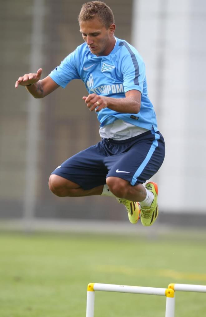 Первая тренировка «Зенита»