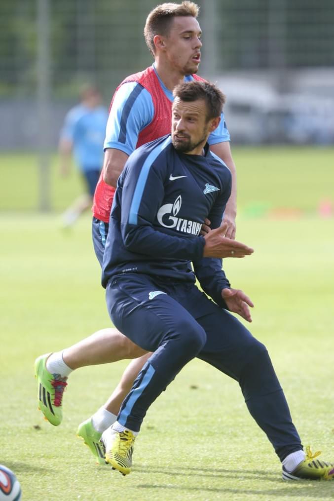 Первая тренировка «Зенита»