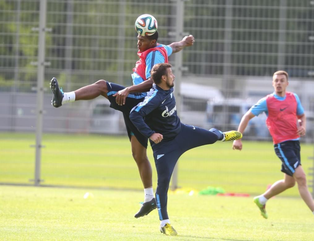 Первая тренировка «Зенита»