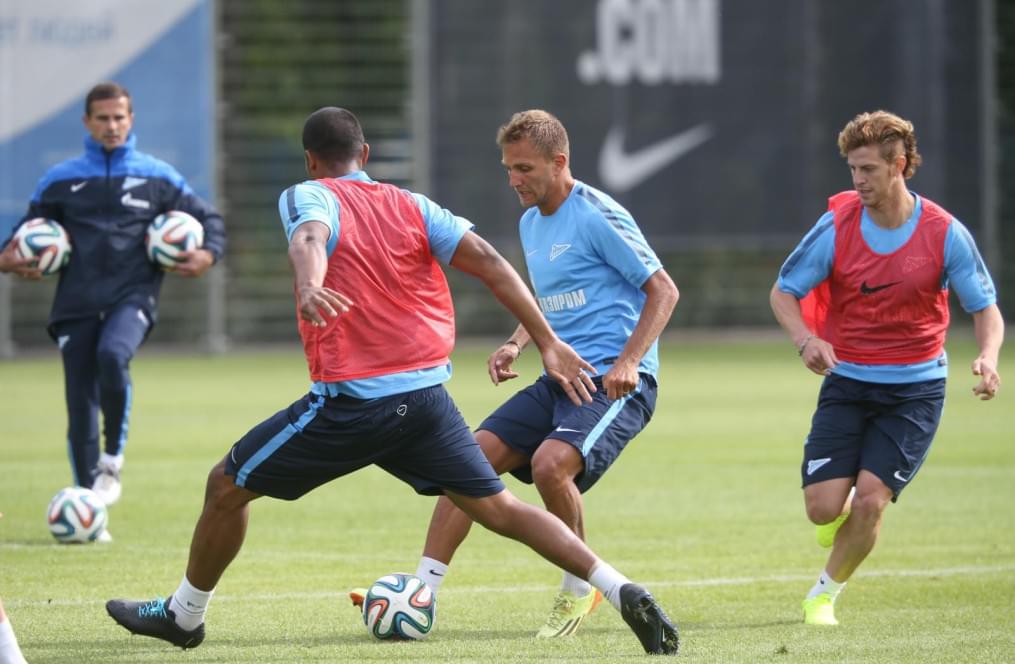 Первая тренировка «Зенита»