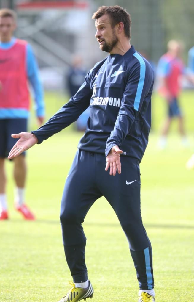 Первая тренировка «Зенита»