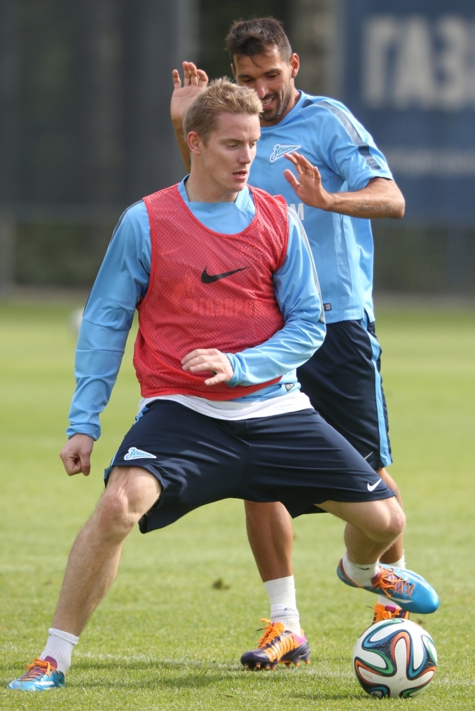 Первая тренировка «Зенита»