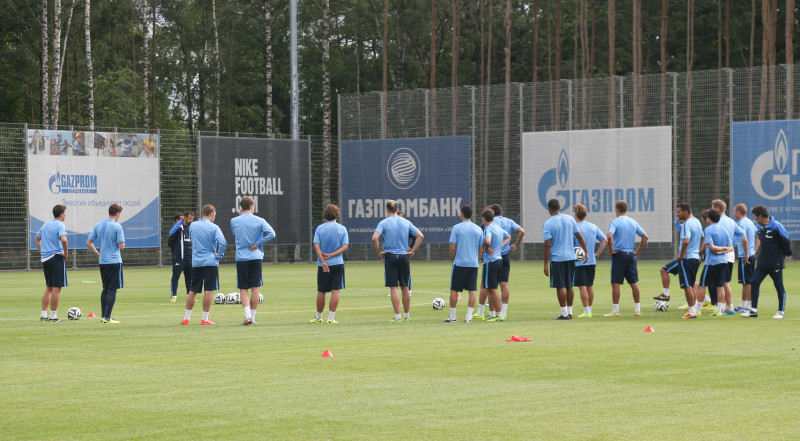 Первая тренировка «Зенита»