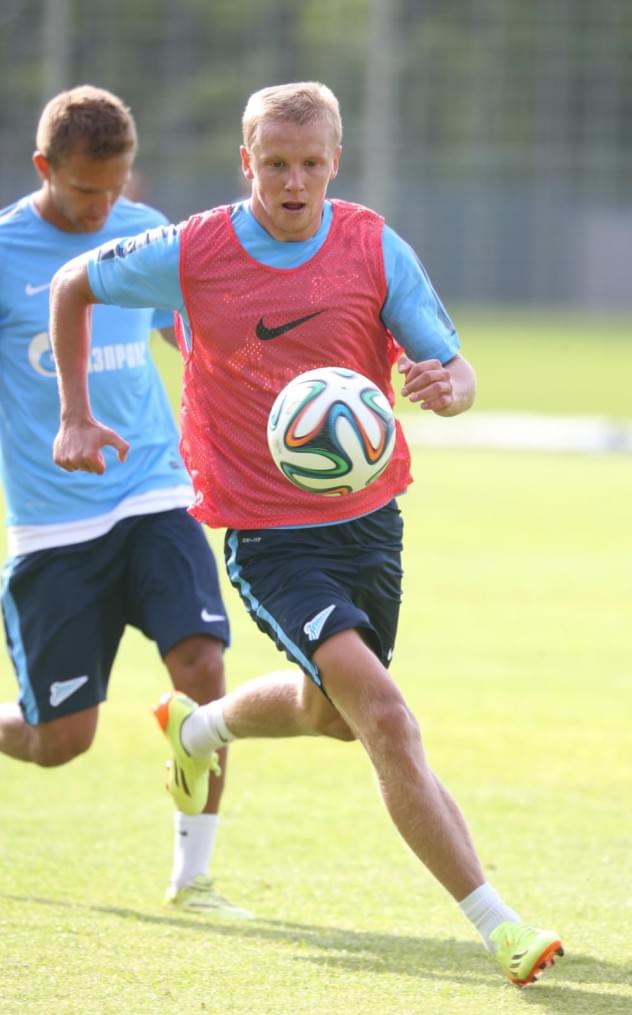 Первая тренировка «Зенита»