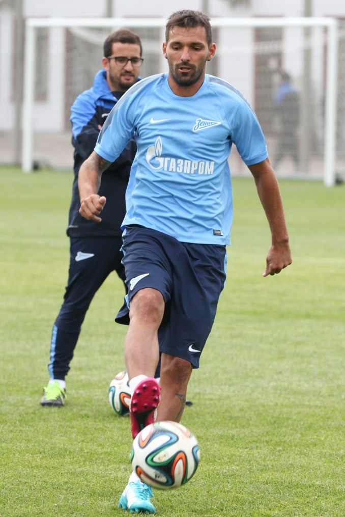 Первая тренировка «Зенита»