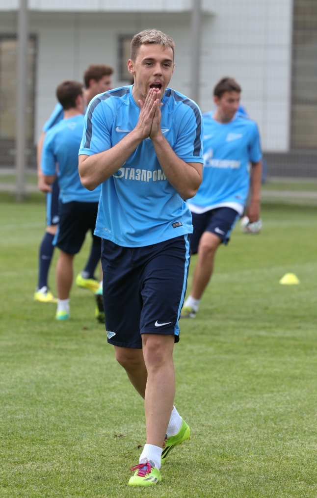 Первая тренировка «Зенита»