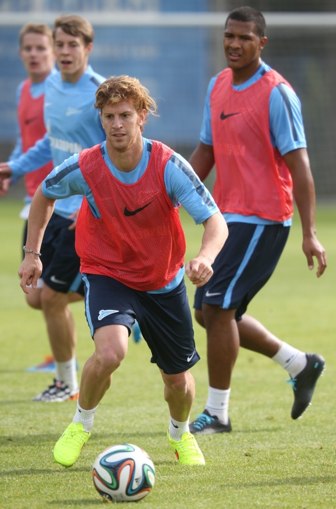 Первая тренировка «Зенита»