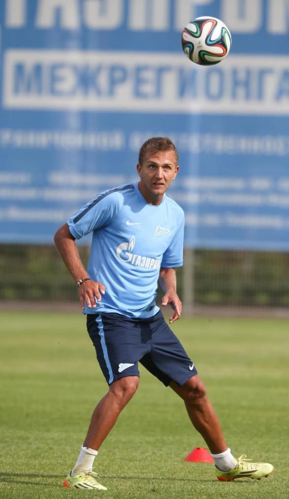 Первая тренировка «Зенита»