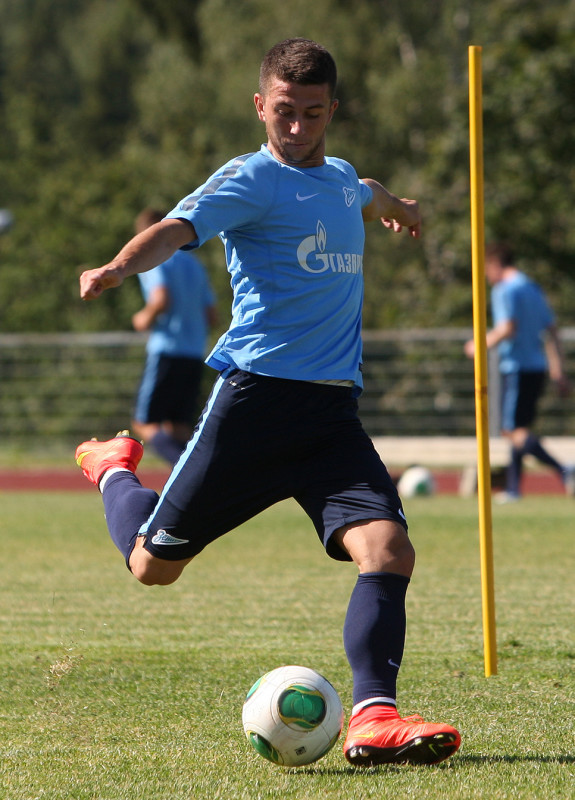 Тренировка «Зенита»-2 в Финляндии 7 июля 07.07.2014. Финляндия, Леппявирта. Предсезонный сбор «Зенита»-2.