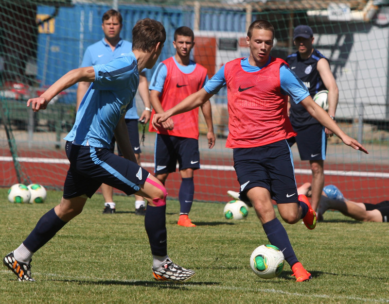 Тренировка «Зенита»-2 в Финляндии 7 июля 07.07.2014. Финляндия, Леппявирта. Предсезонный сбор «Зенита»-2.