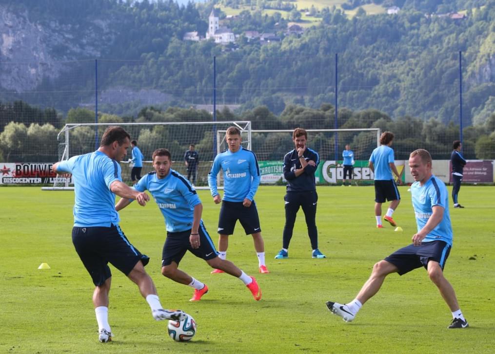 Сборы в Австрии: 15 июля, вечерняя тренировка