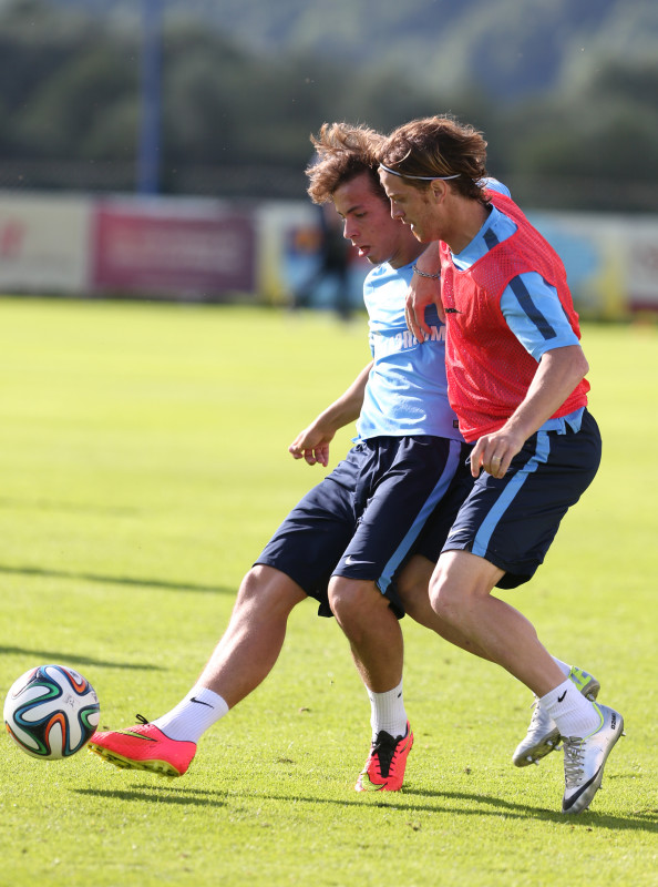 Сборы в Австрии: 15 июля, вечерняя тренировка