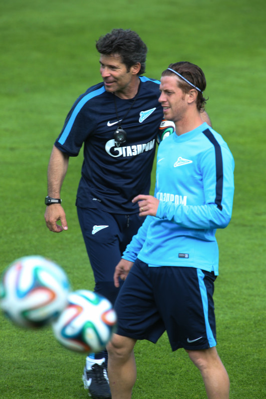 Сборы в Австрии: 15 июля, вечерняя тренировка