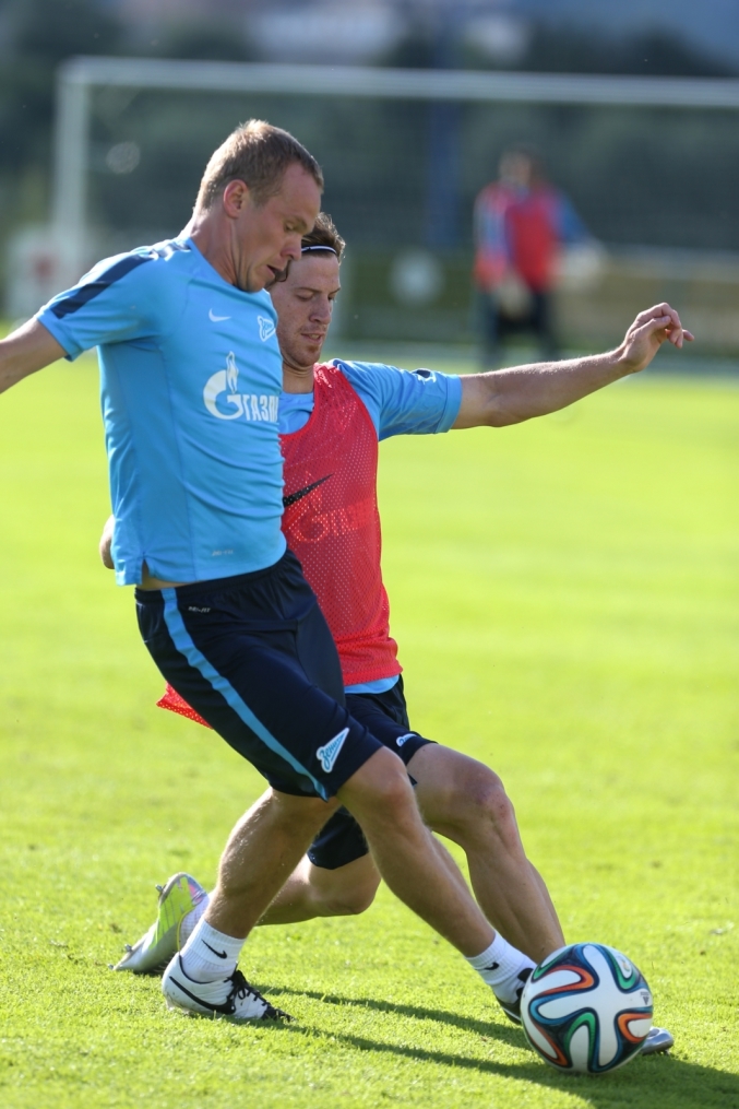 Сборы в Австрии: 15 июля, вечерняя тренировка