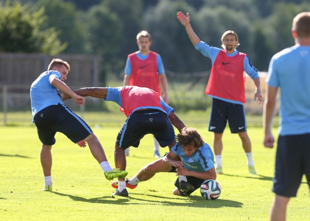 Сборы в Австрии: 15 июля, вечерняя тренировка