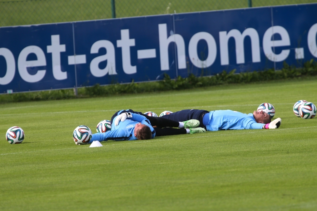 Сборы в Австрии: 15 июля, вечерняя тренировка