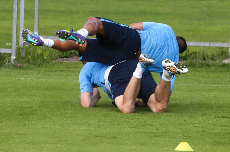 Сборы в Австрии: 15 июля, вечерняя тренировка