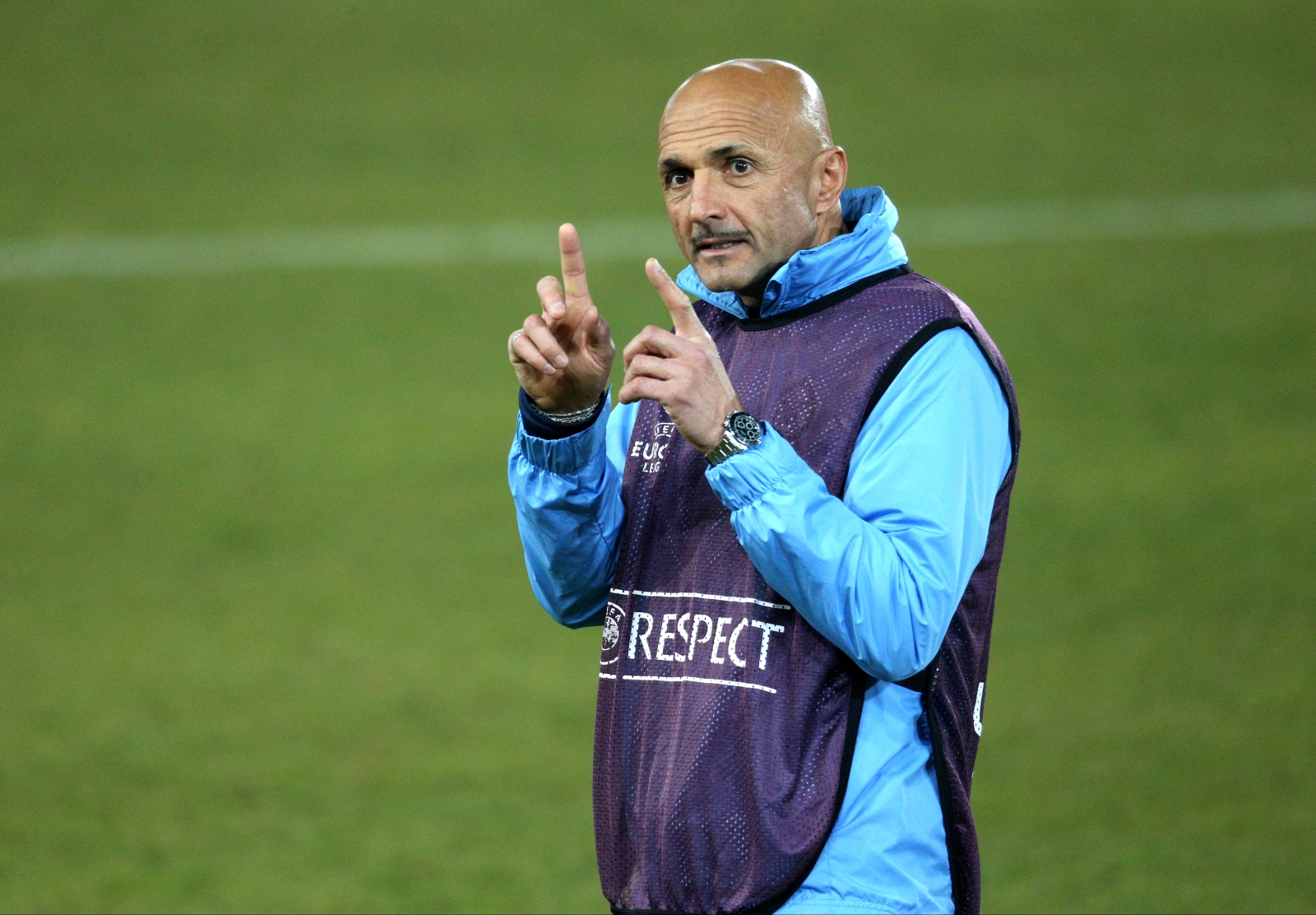 Тренировка перед матчем  Базель — Зенит.