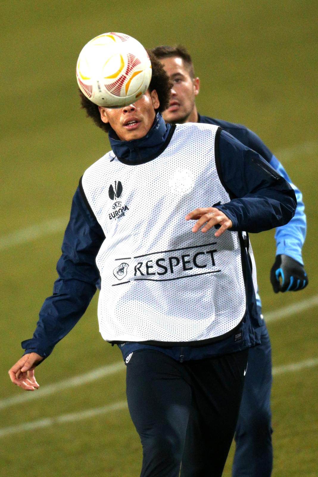 Тренировка перед матчем  Базель — Зенит.