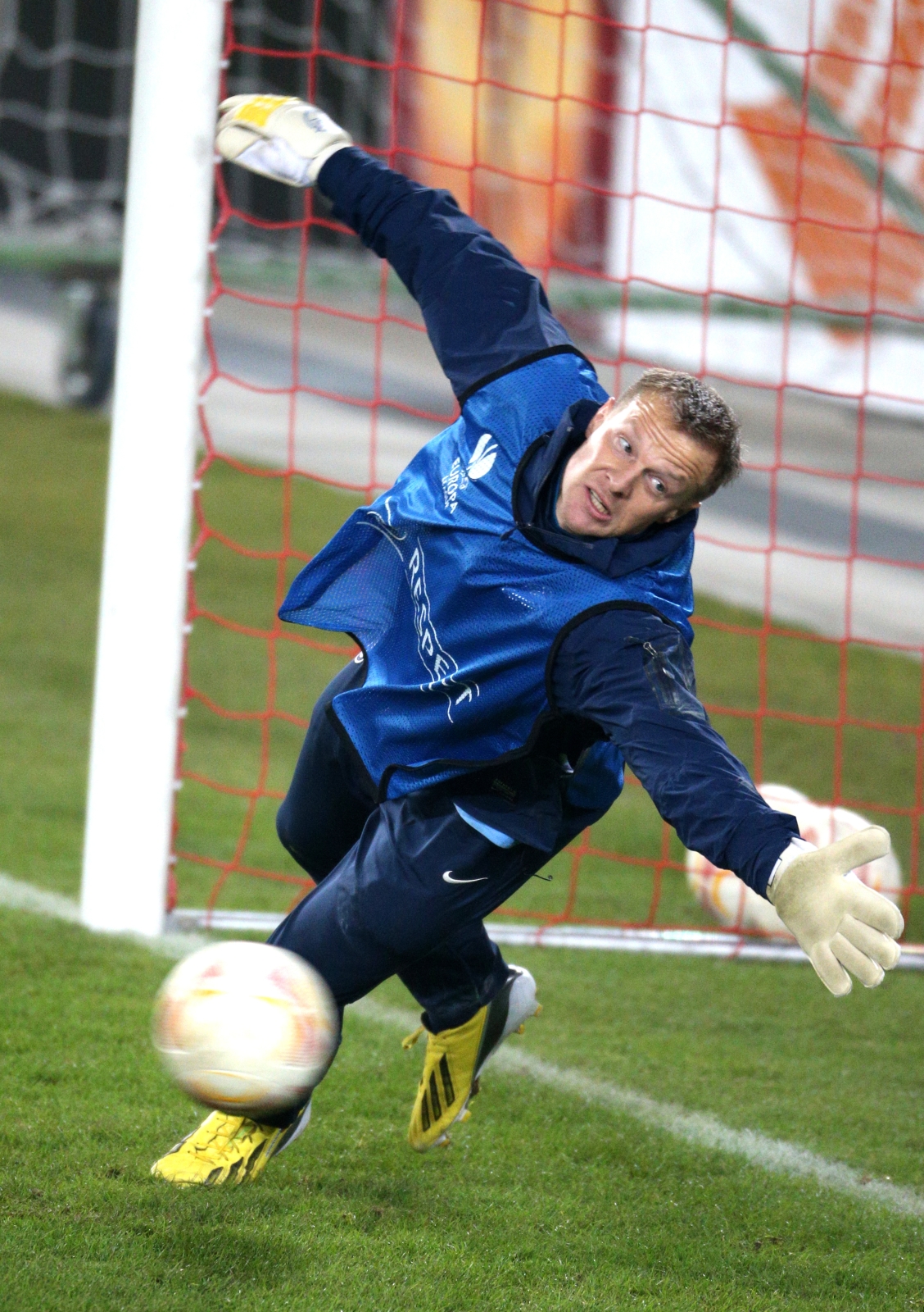 Тренировка перед матчем  Базель — Зенит.