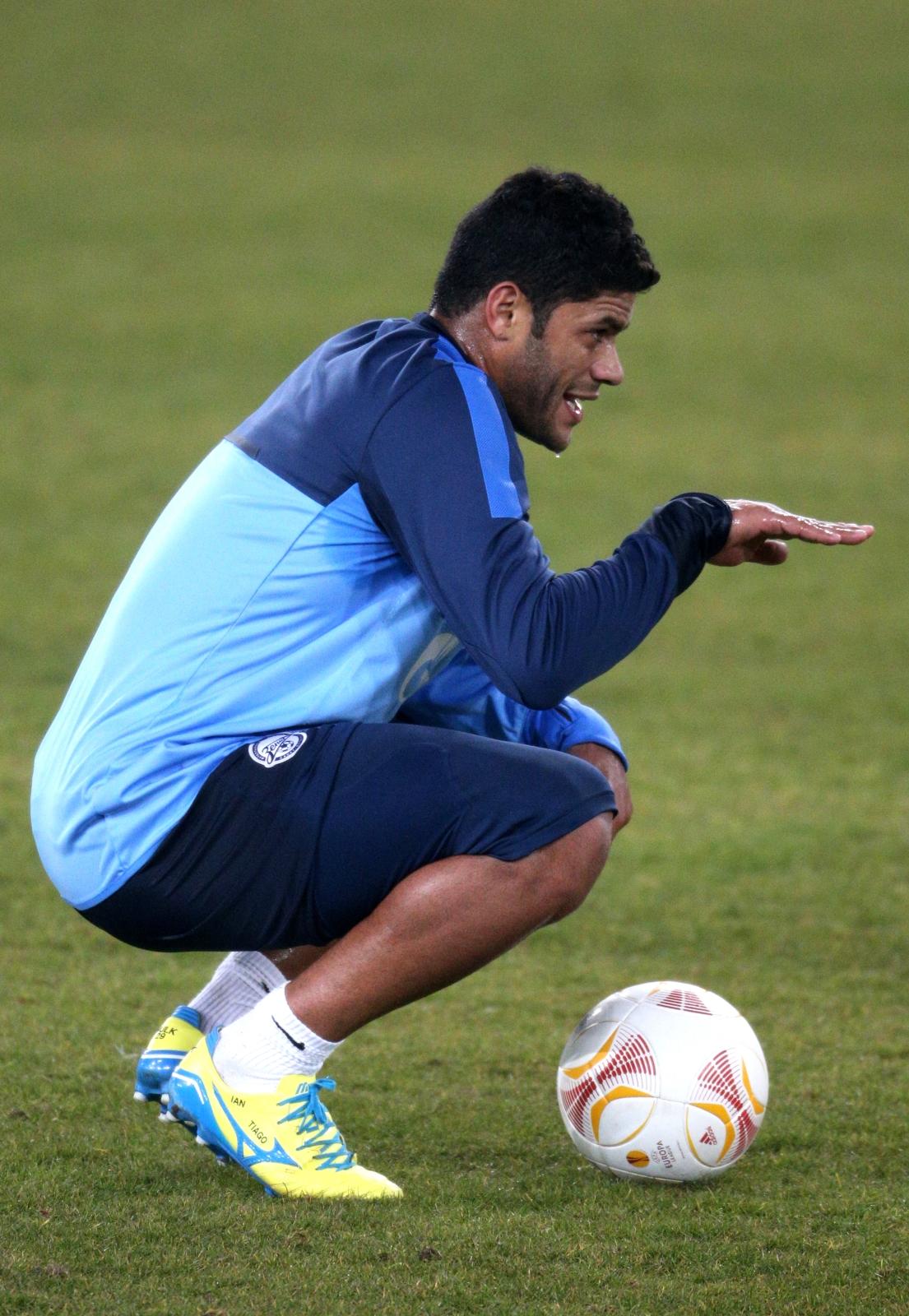 Тренировка перед матчем  Базель — Зенит.