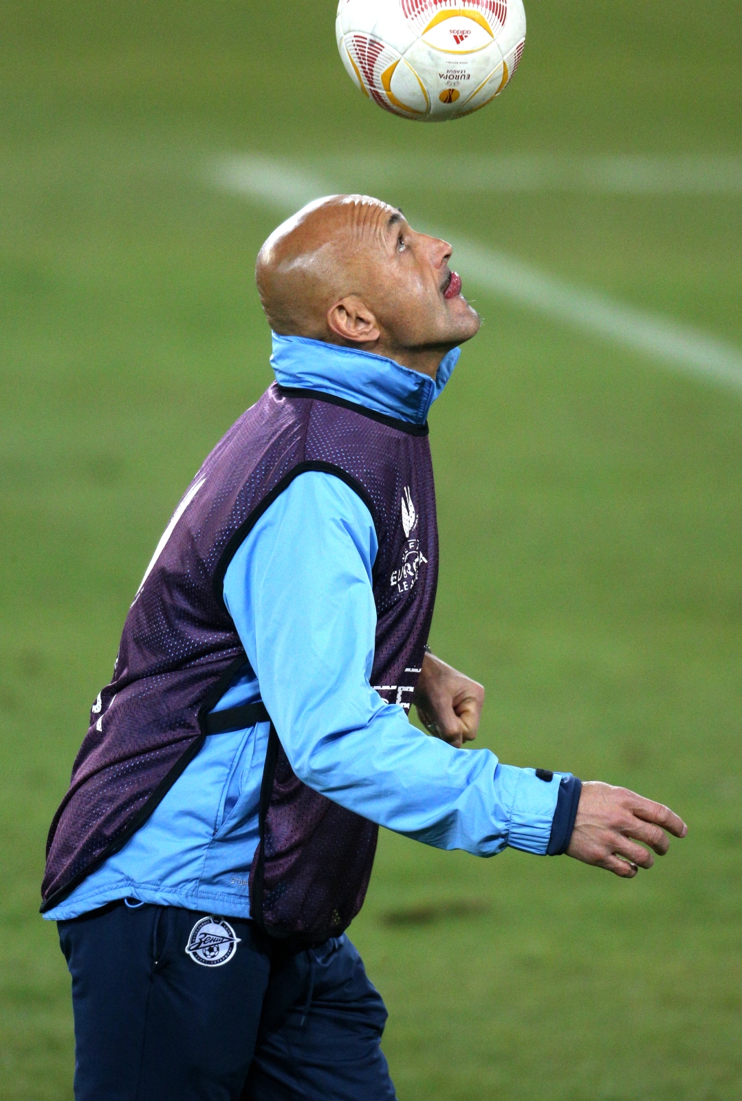 Тренировка перед матчем  Базель — Зенит.