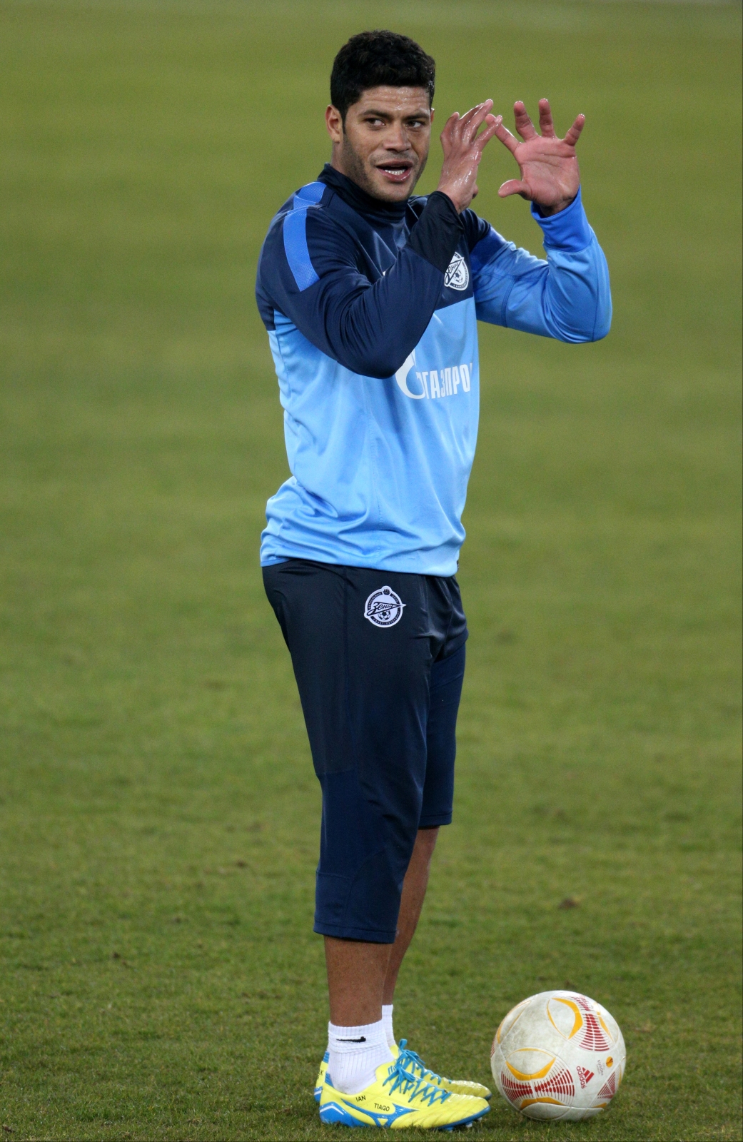 Тренировка перед матчем  Базель — Зенит.