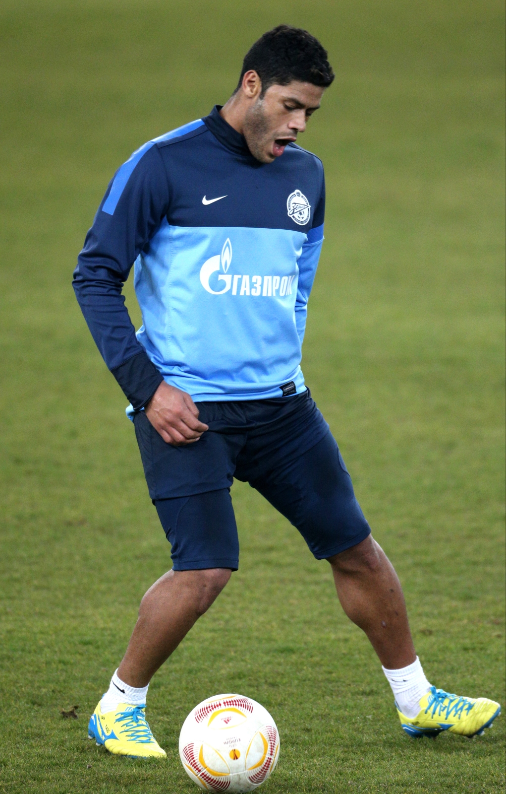 Тренировка перед матчем  Базель — Зенит.