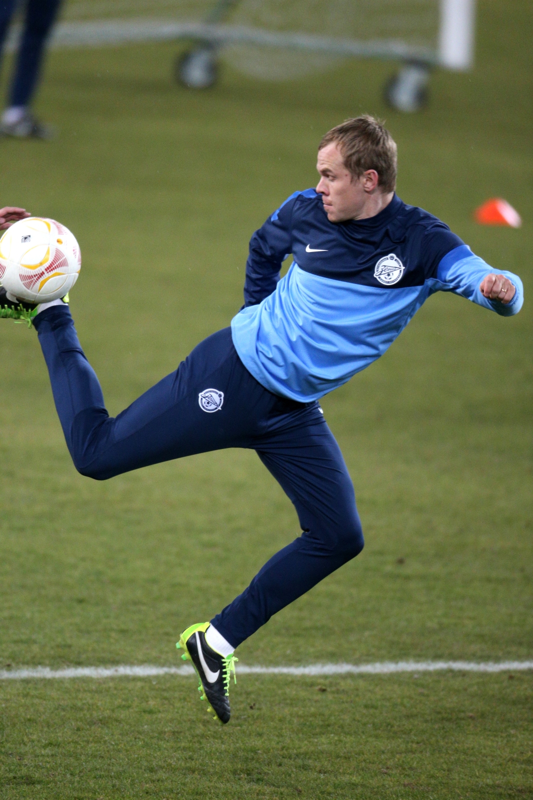 Тренировка перед матчем  Базель — Зенит.