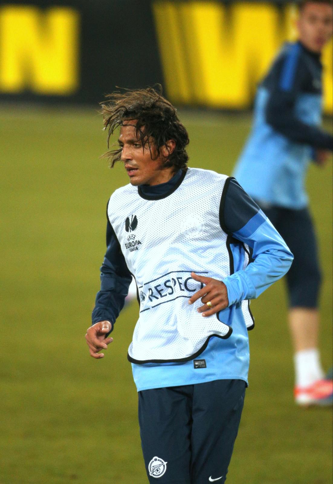 Тренировка перед матчем  Базель — Зенит.