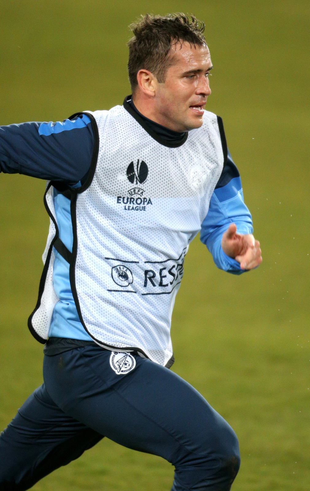 Тренировка перед матчем  Базель — Зенит.