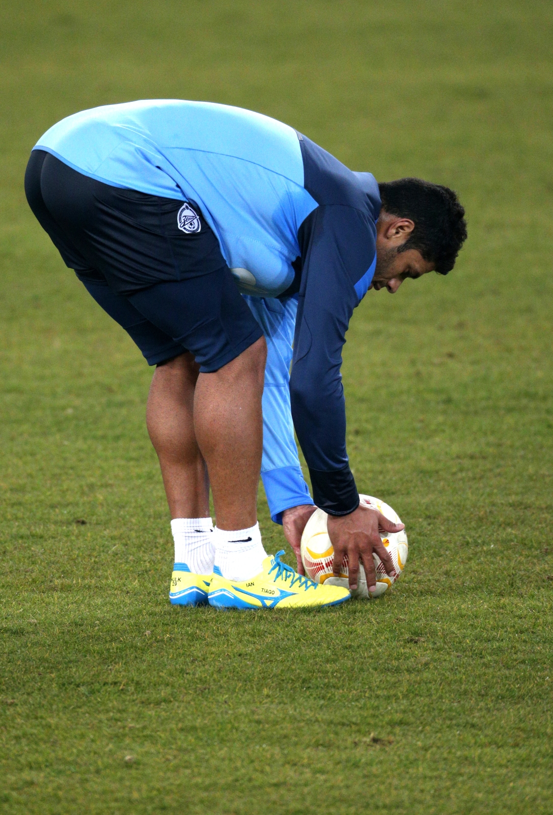 Тренировка перед матчем  Базель — Зенит.