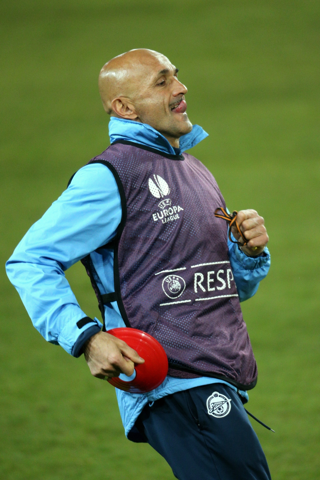 Тренировка перед матчем  Базель — Зенит.