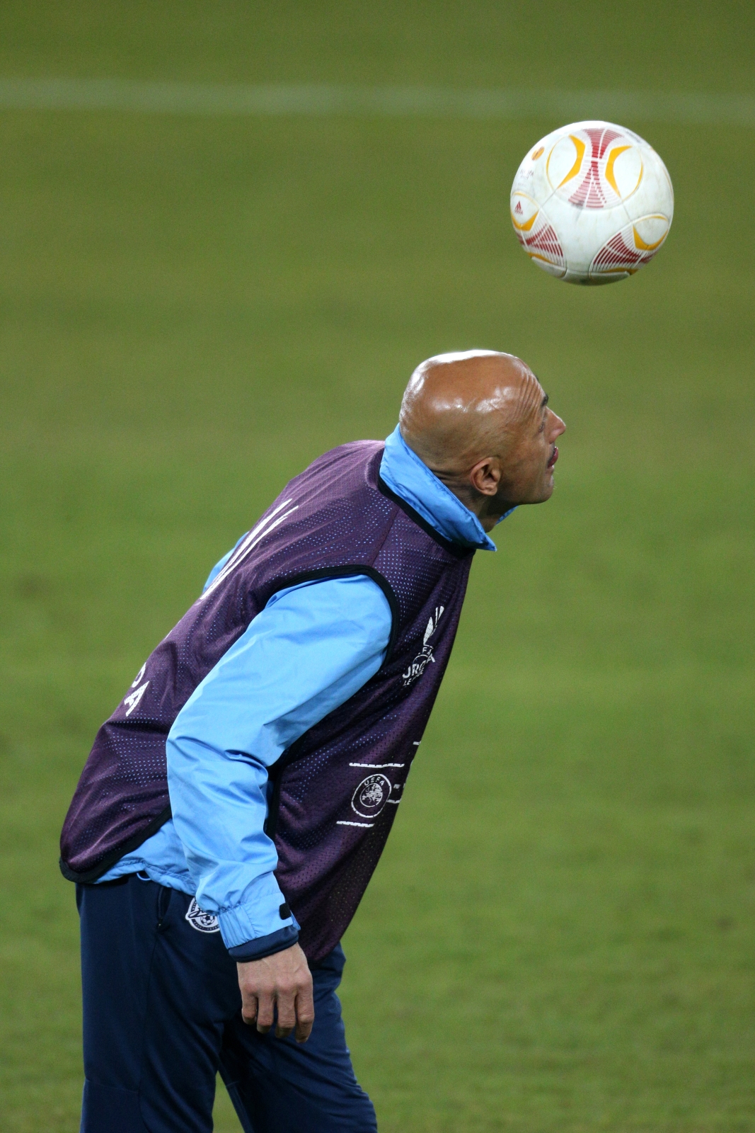 Тренировка перед матчем  Базель — Зенит.