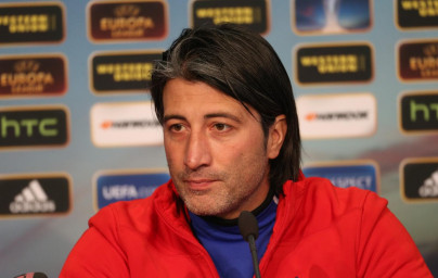 Тренировка перед матчем  Базель — Зенит.