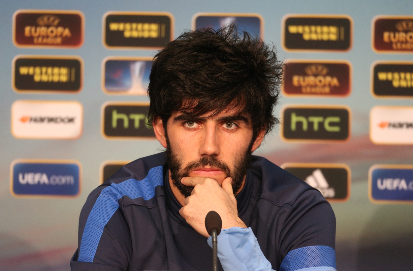 Тренировка перед матчем  Базель — Зенит.