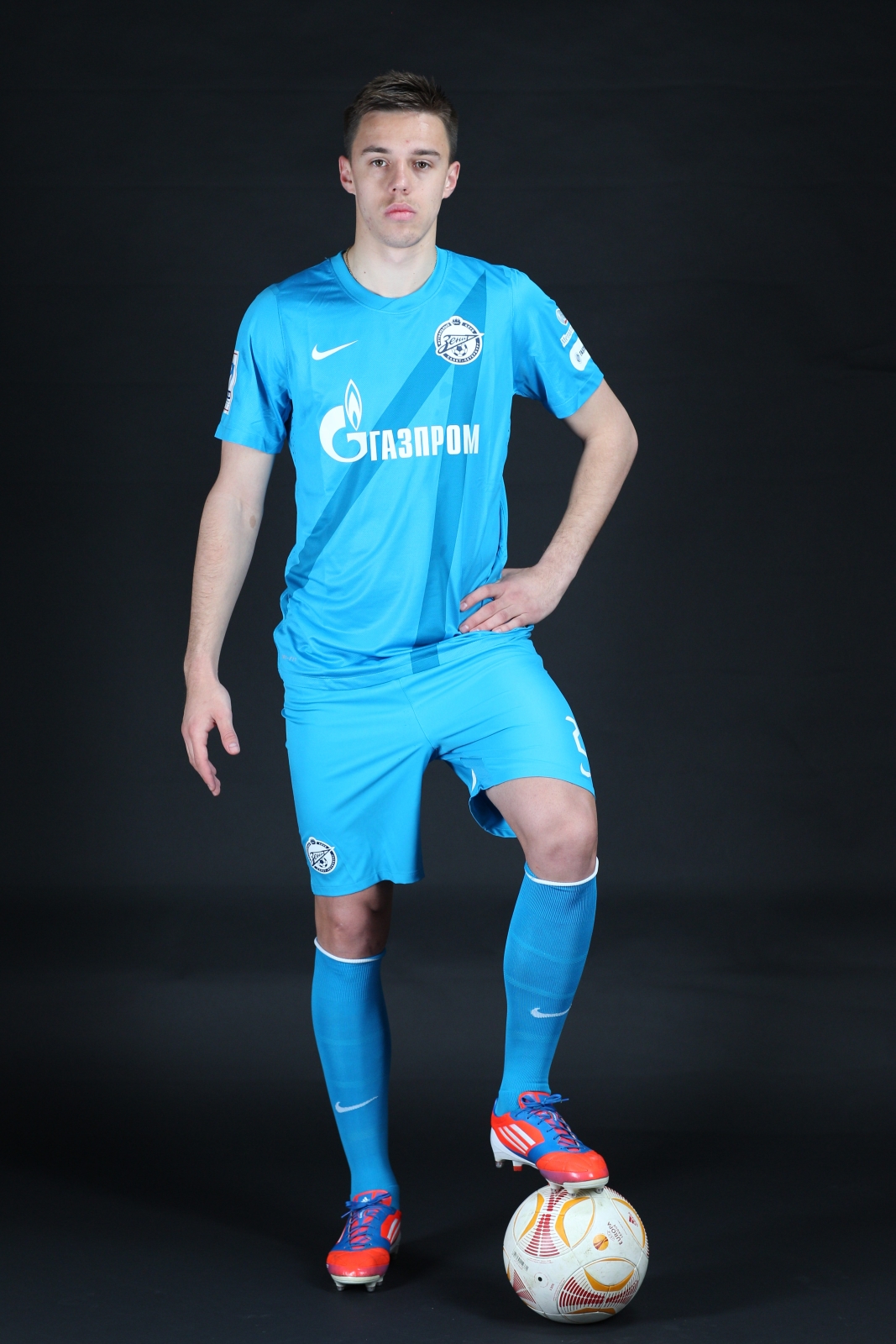 Фотосессия футболиста основного состава ФК «Зенит»