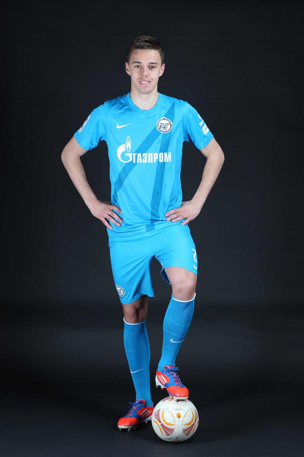 Фотосессия футболиста основного состава ФК «Зенит»