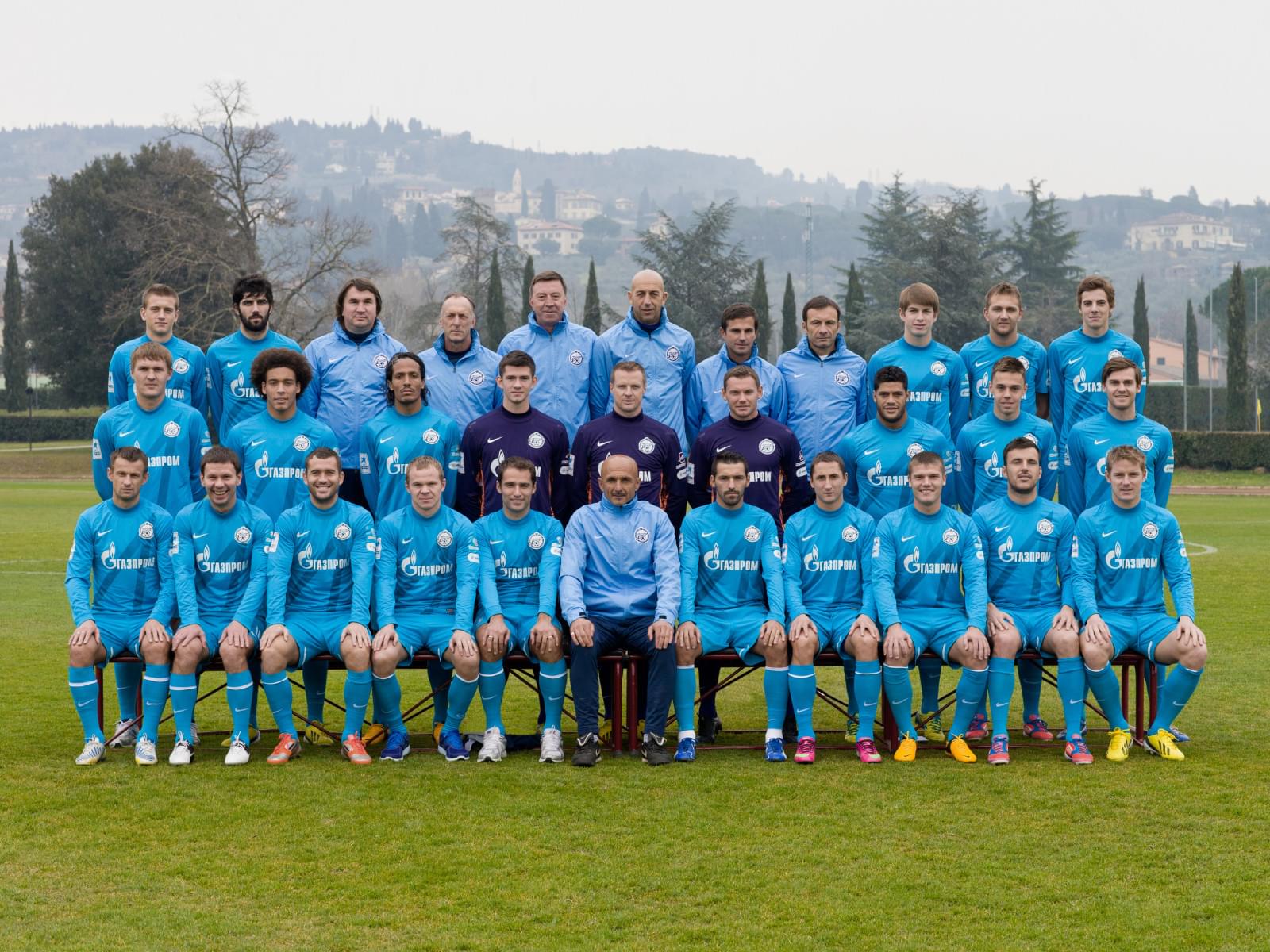 Фотосессия основного состава ФК «Зенит»