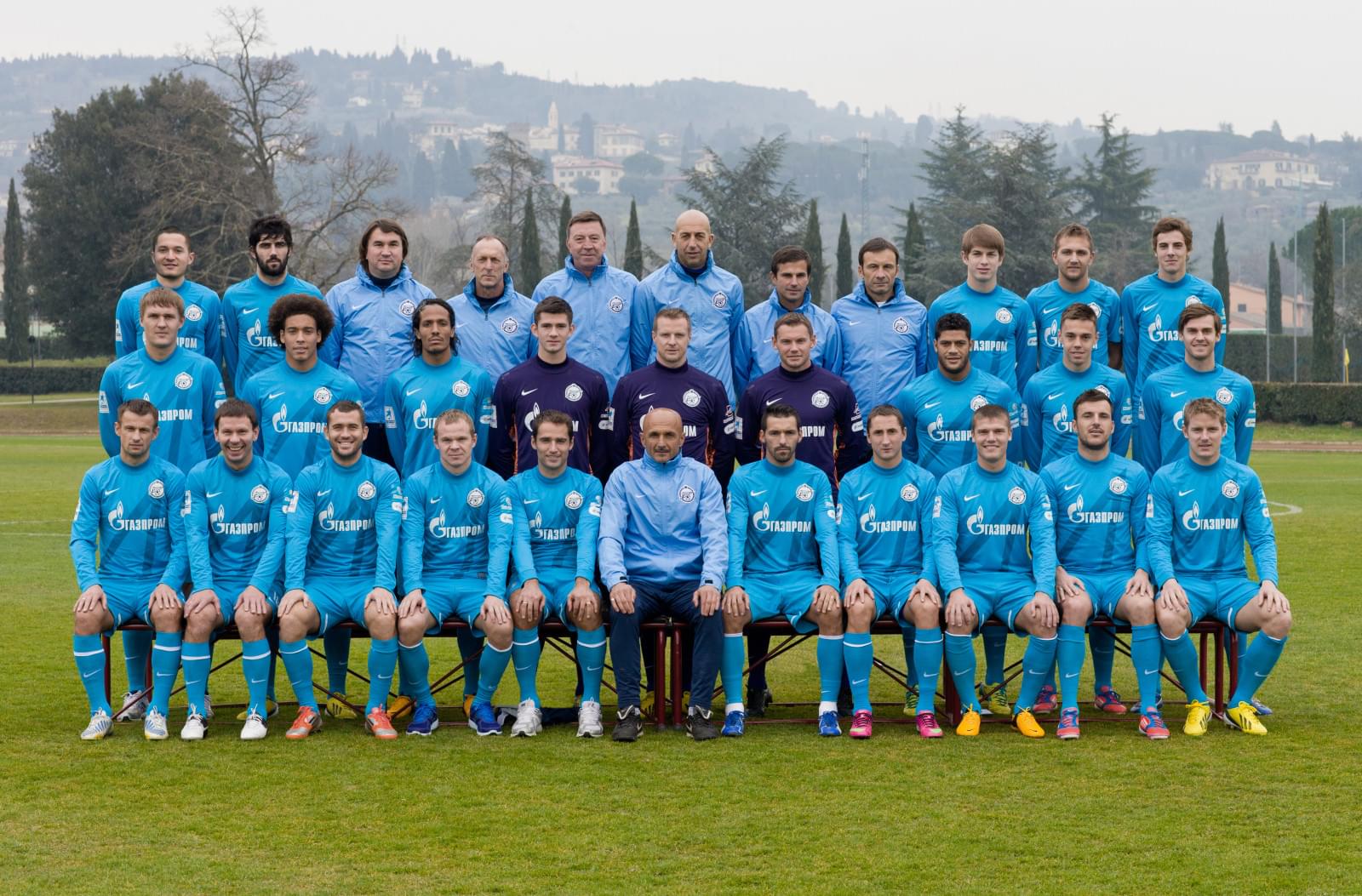 Фотосессия основного состава ФК «Зенит»