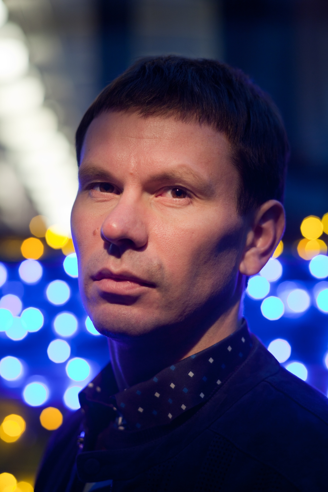 Константин Зырянов в трамвайном парке