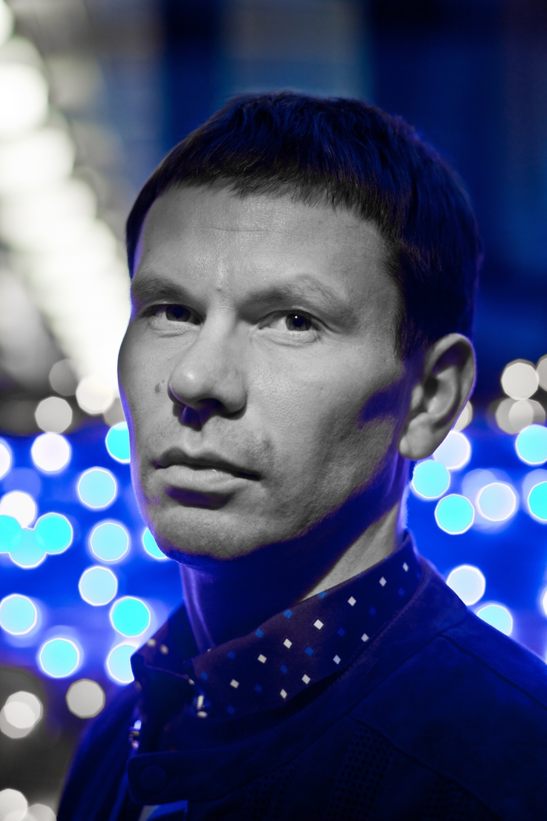 Константин Зырянов в трамвайном парке