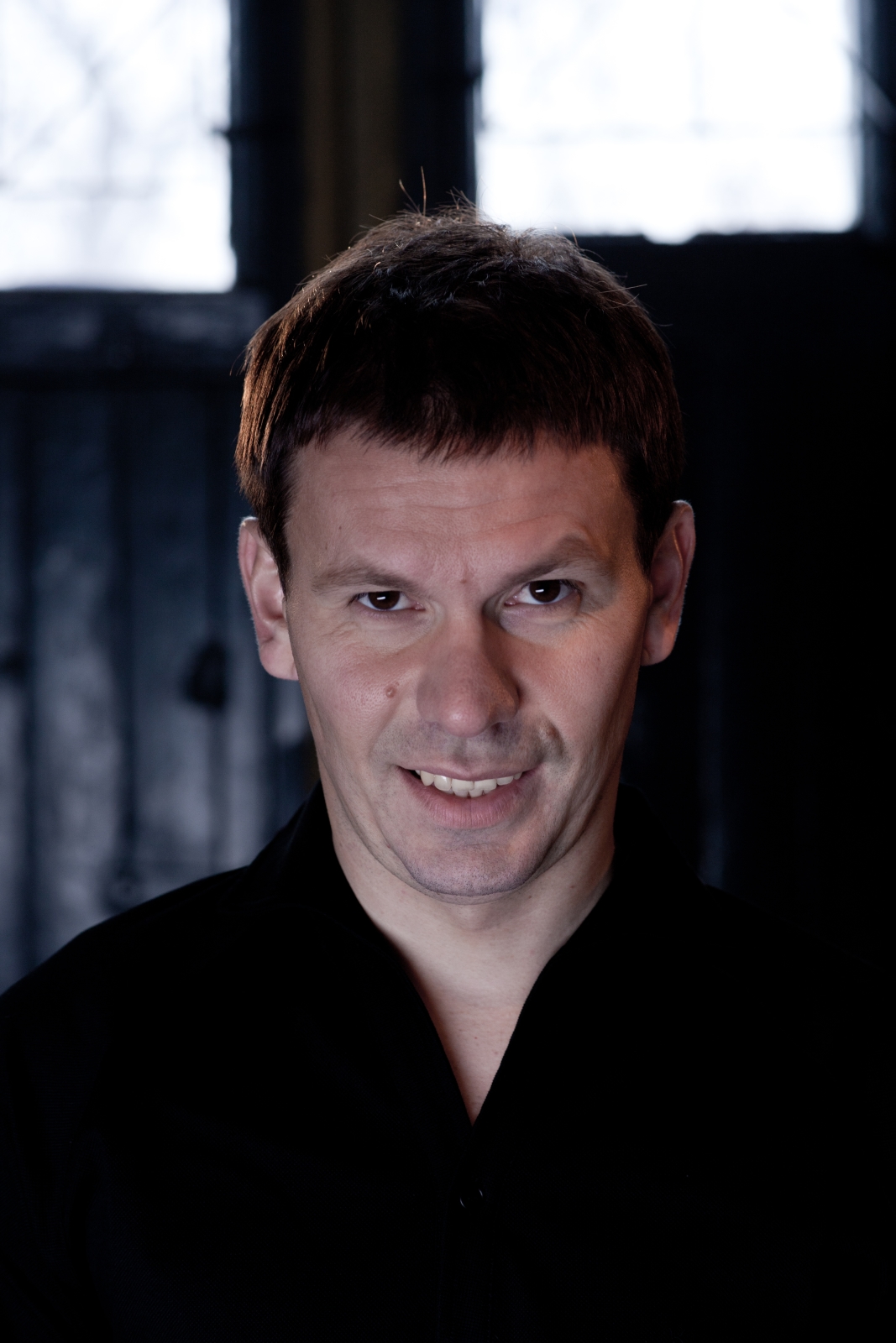 Константин Зырянов в трамвайном парке