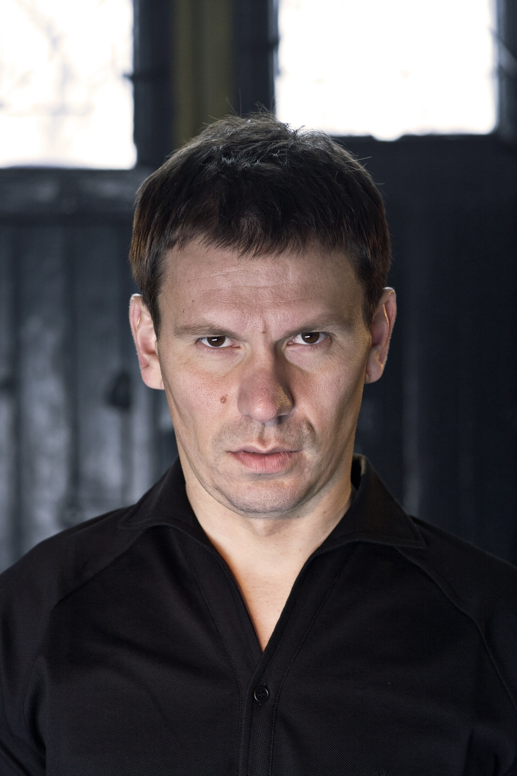 Константин Зырянов в трамвайном парке