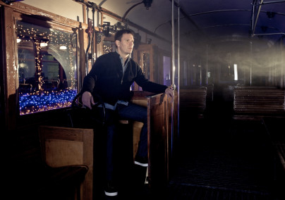 Константин Зырянов в трамвайном парке