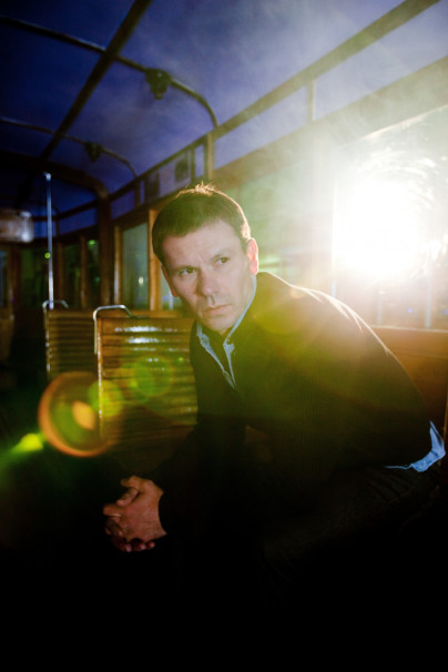 Константин Зырянов в трамвайном парке